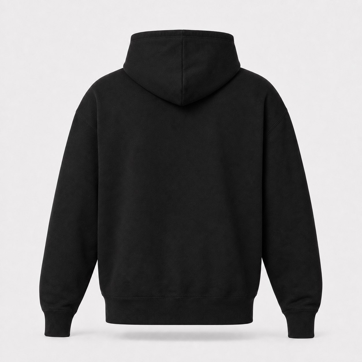 SAVAGE black hoodie, back view